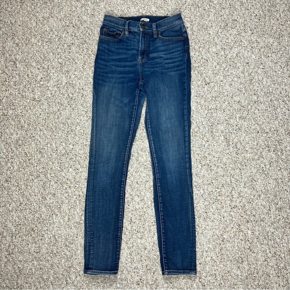 J.Crew Womens Stretch Size 26 Jeans Blue Denim Pants Pockets